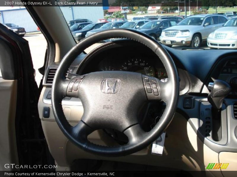 Dark Cherry Pearl / Ivory 2007 Honda Odyssey EX-L