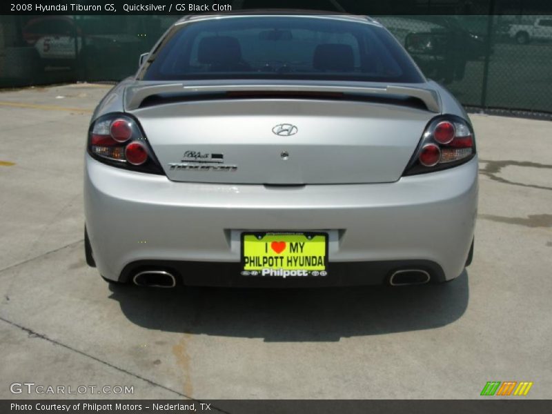 Quicksilver / GS Black Cloth 2008 Hyundai Tiburon GS