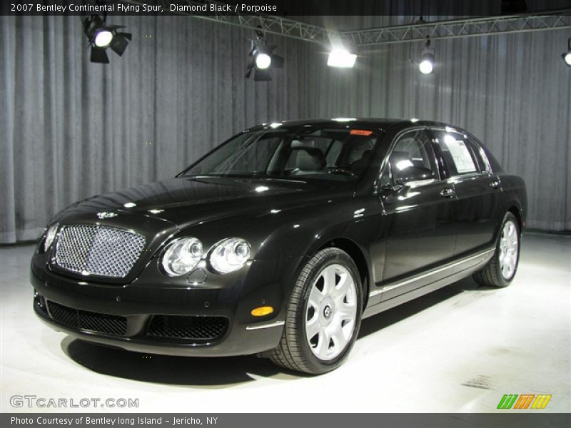 Diamond Black / Porpoise 2007 Bentley Continental Flying Spur