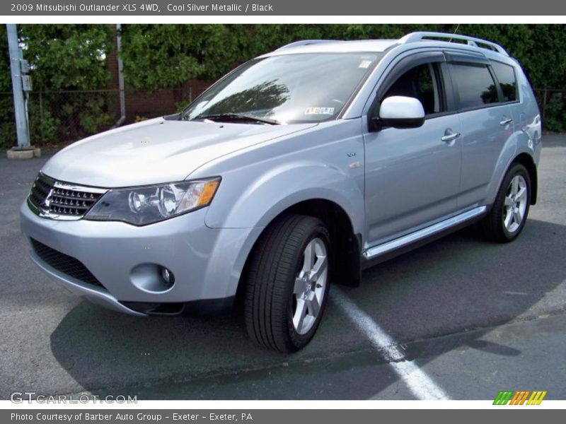 Cool Silver Metallic / Black 2009 Mitsubishi Outlander XLS 4WD