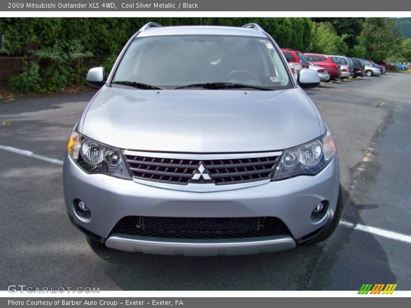 Cool Silver Metallic / Black 2009 Mitsubishi Outlander XLS 4WD