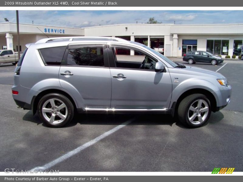 Cool Silver Metallic / Black 2009 Mitsubishi Outlander XLS 4WD