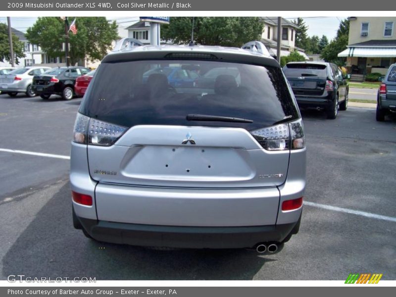 Cool Silver Metallic / Black 2009 Mitsubishi Outlander XLS 4WD