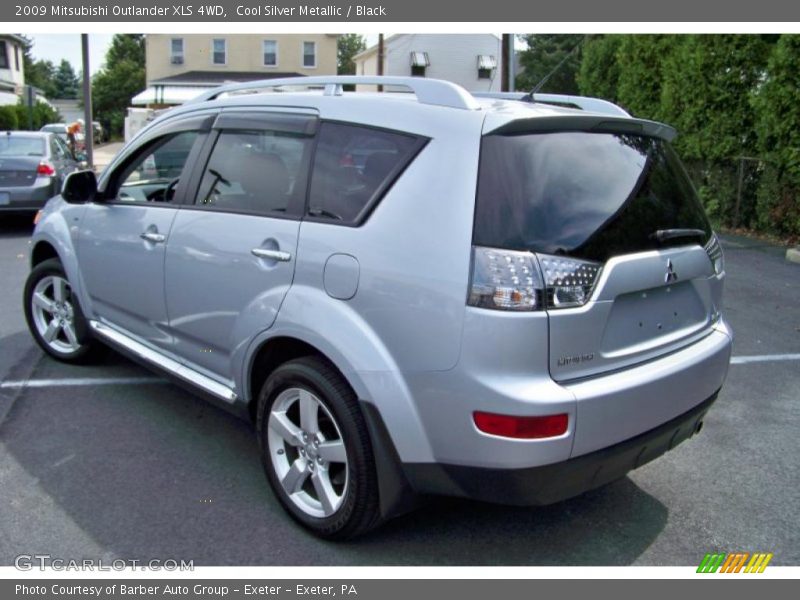 Cool Silver Metallic / Black 2009 Mitsubishi Outlander XLS 4WD