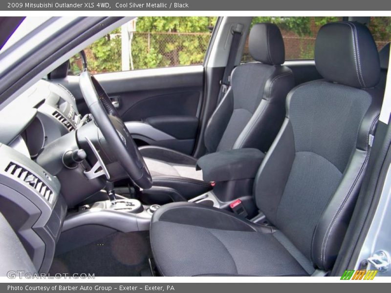 Cool Silver Metallic / Black 2009 Mitsubishi Outlander XLS 4WD