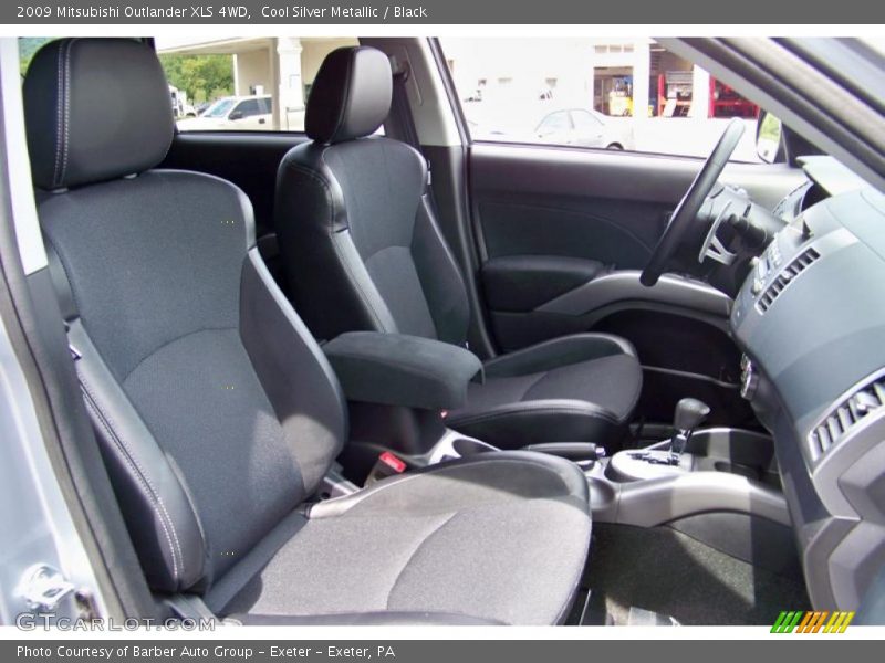 Cool Silver Metallic / Black 2009 Mitsubishi Outlander XLS 4WD