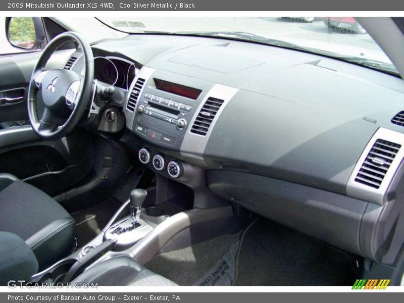 Cool Silver Metallic / Black 2009 Mitsubishi Outlander XLS 4WD