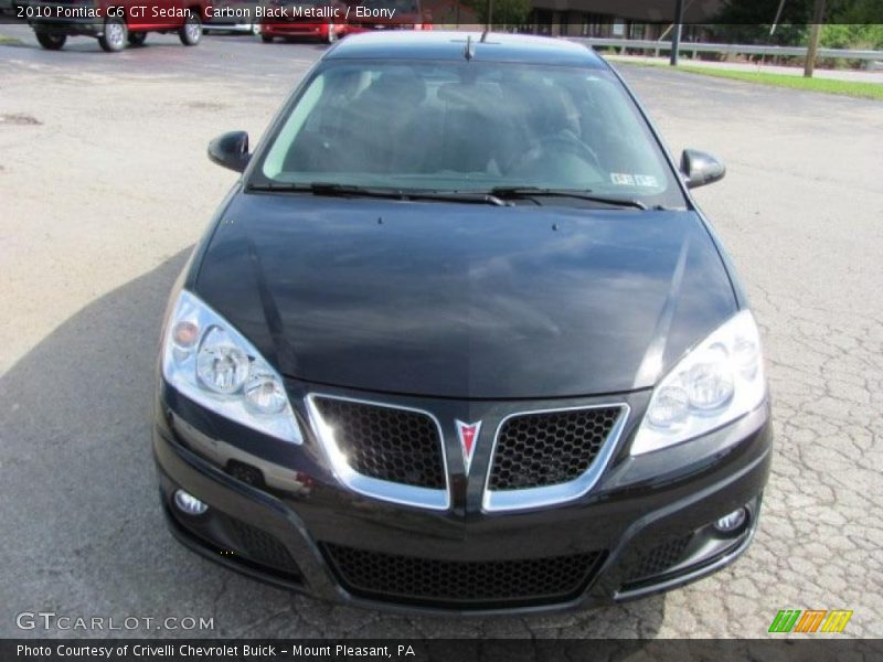 Carbon Black Metallic / Ebony 2010 Pontiac G6 GT Sedan