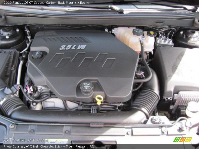 Carbon Black Metallic / Ebony 2010 Pontiac G6 GT Sedan