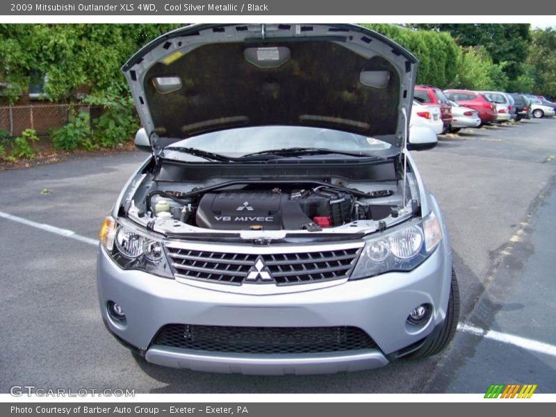 Cool Silver Metallic / Black 2009 Mitsubishi Outlander XLS 4WD