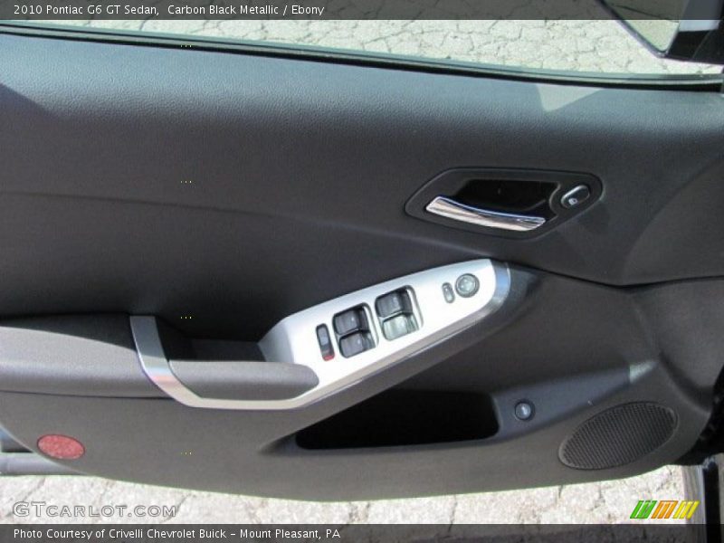 Carbon Black Metallic / Ebony 2010 Pontiac G6 GT Sedan