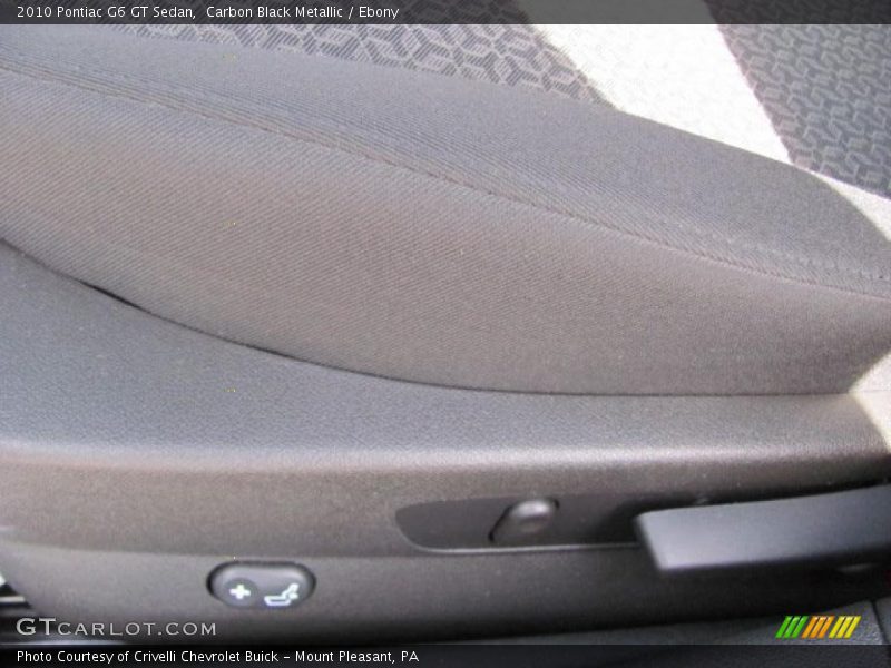 Carbon Black Metallic / Ebony 2010 Pontiac G6 GT Sedan