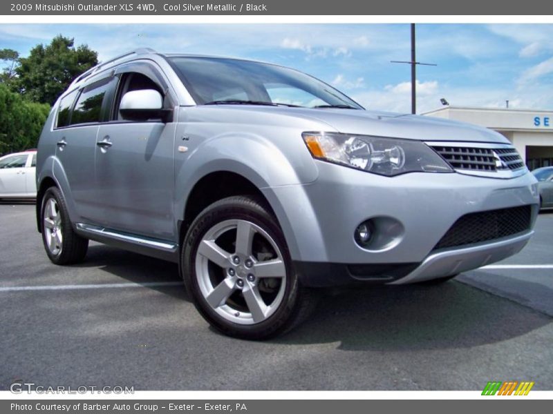 Cool Silver Metallic / Black 2009 Mitsubishi Outlander XLS 4WD