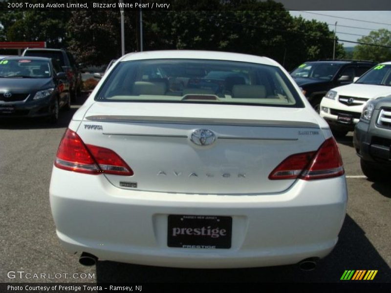 Blizzard White Pearl / Ivory 2006 Toyota Avalon Limited