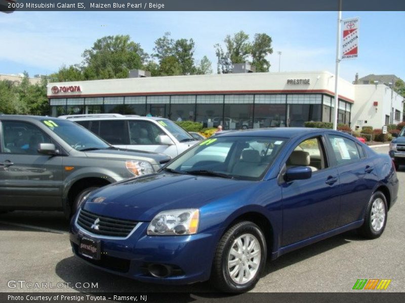 Maizen Blue Pearl / Beige 2009 Mitsubishi Galant ES