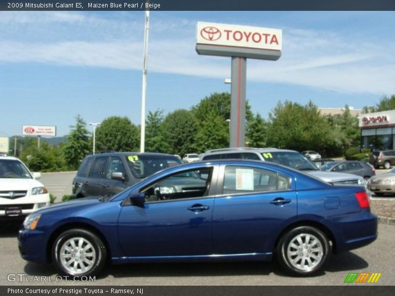 Maizen Blue Pearl / Beige 2009 Mitsubishi Galant ES