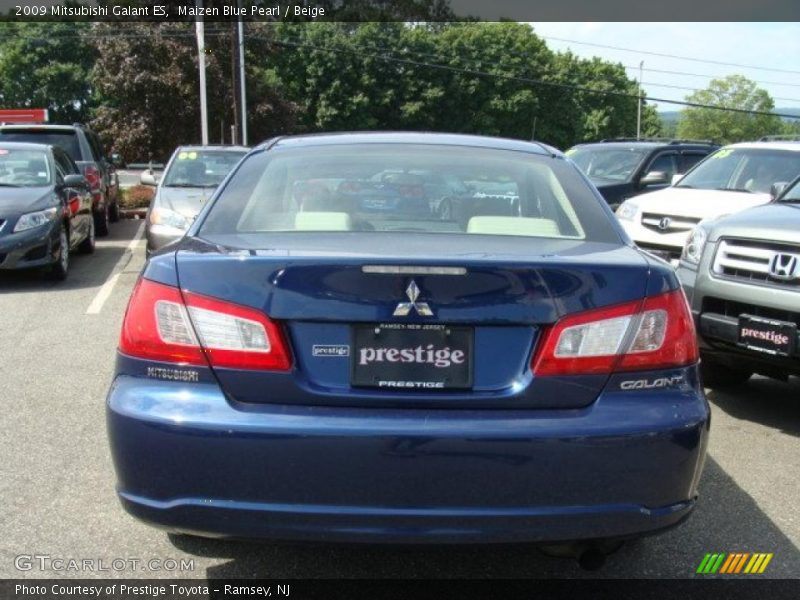 Maizen Blue Pearl / Beige 2009 Mitsubishi Galant ES