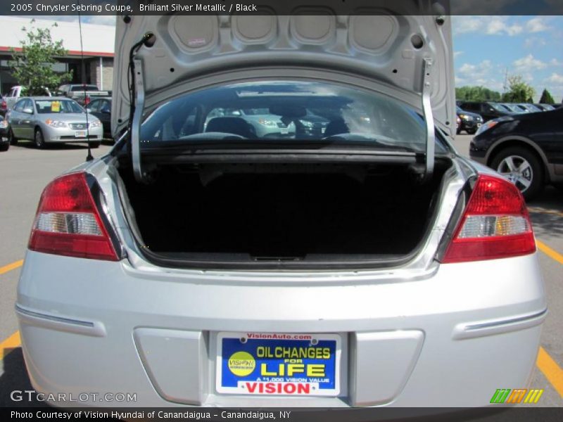 Brilliant Silver Metallic / Black 2005 Chrysler Sebring Coupe