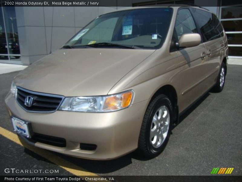 Mesa Beige Metallic / Ivory 2002 Honda Odyssey EX