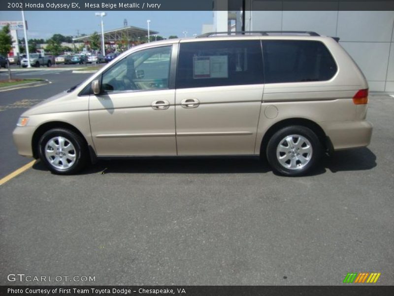 Mesa Beige Metallic / Ivory 2002 Honda Odyssey EX
