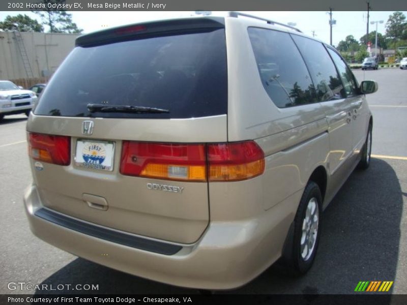 Mesa Beige Metallic / Ivory 2002 Honda Odyssey EX