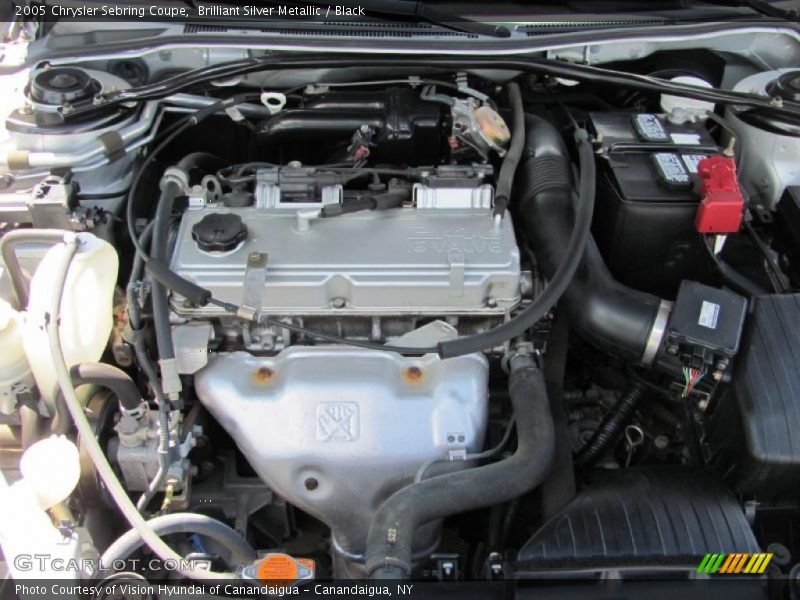Brilliant Silver Metallic / Black 2005 Chrysler Sebring Coupe