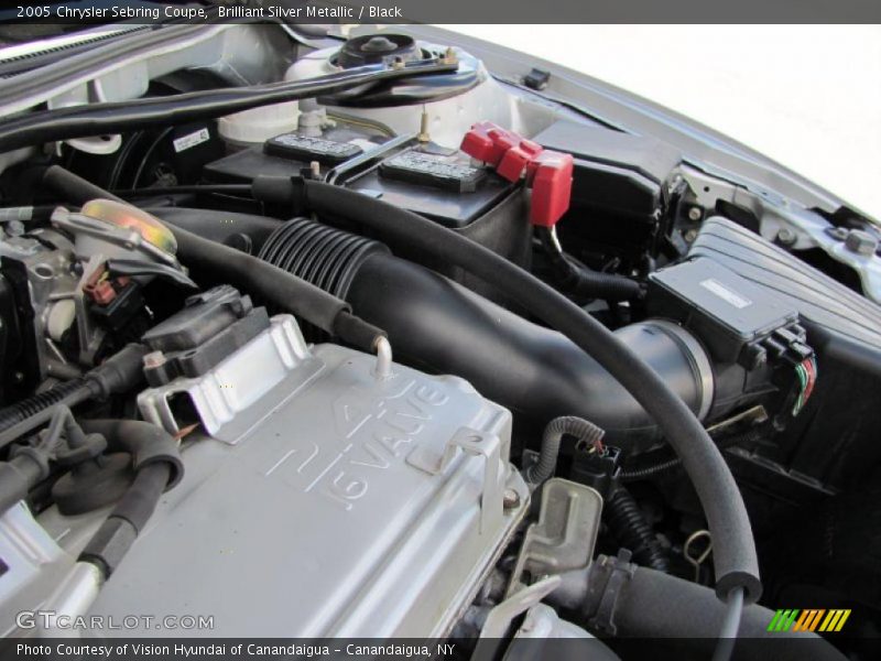 Brilliant Silver Metallic / Black 2005 Chrysler Sebring Coupe