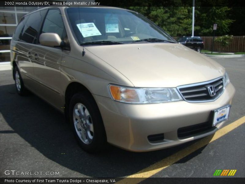Mesa Beige Metallic / Ivory 2002 Honda Odyssey EX