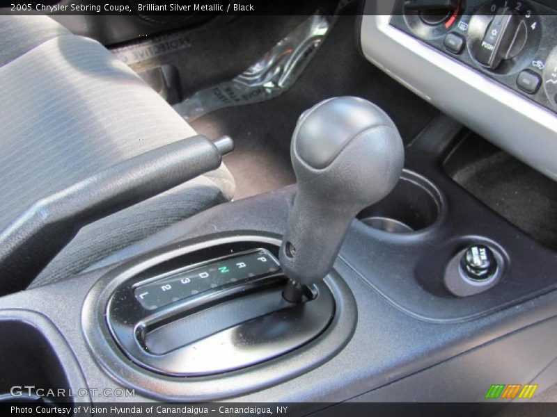 Brilliant Silver Metallic / Black 2005 Chrysler Sebring Coupe
