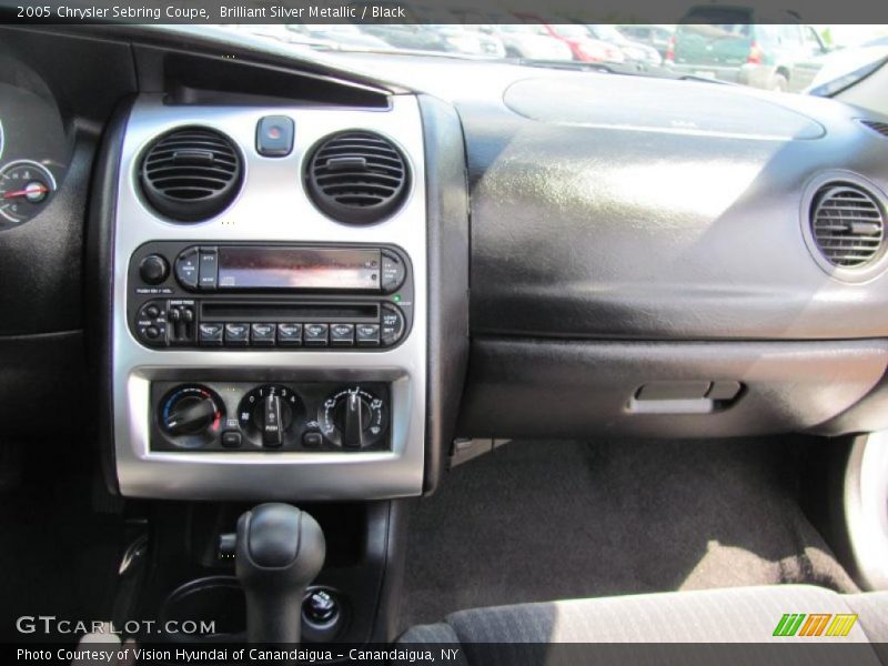 Brilliant Silver Metallic / Black 2005 Chrysler Sebring Coupe