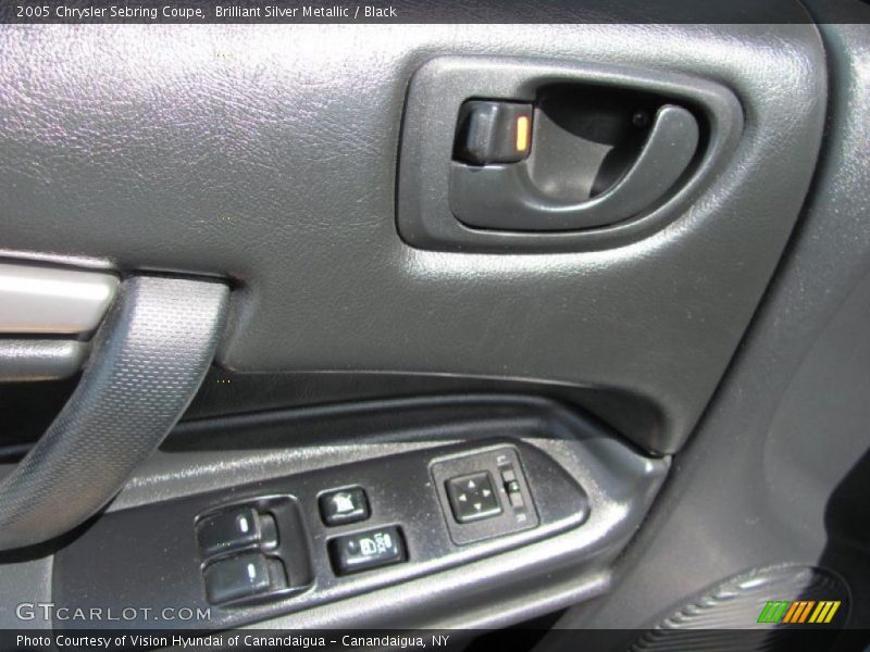 Brilliant Silver Metallic / Black 2005 Chrysler Sebring Coupe