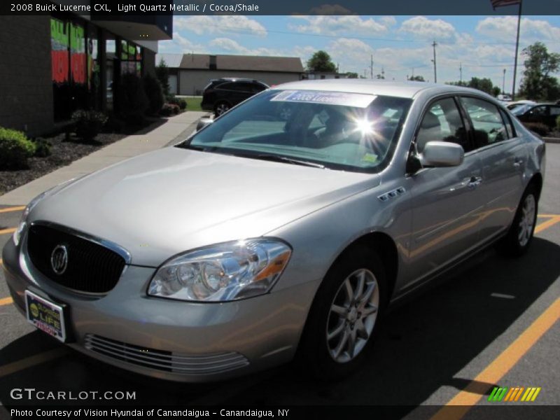 Light Quartz Metallic / Cocoa/Shale 2008 Buick Lucerne CXL