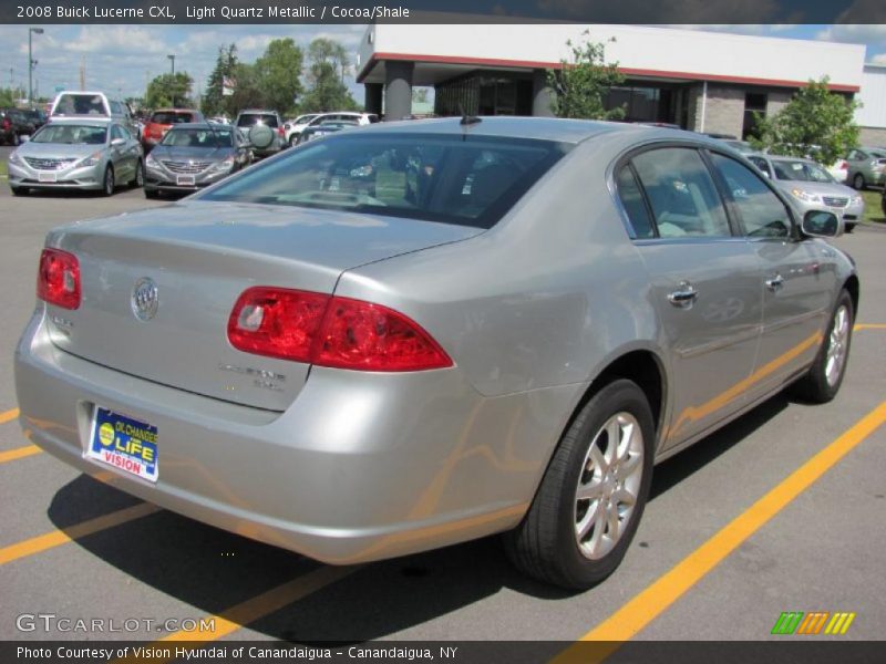 Light Quartz Metallic / Cocoa/Shale 2008 Buick Lucerne CXL