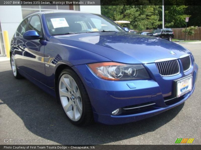 Montego Blue Metallic / Black 2007 BMW 3 Series 335i Sedan