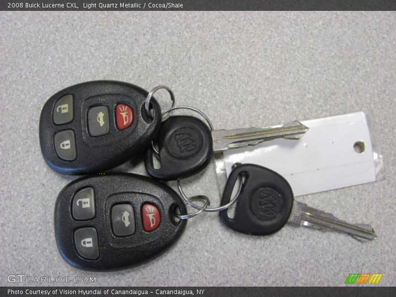 Light Quartz Metallic / Cocoa/Shale 2008 Buick Lucerne CXL