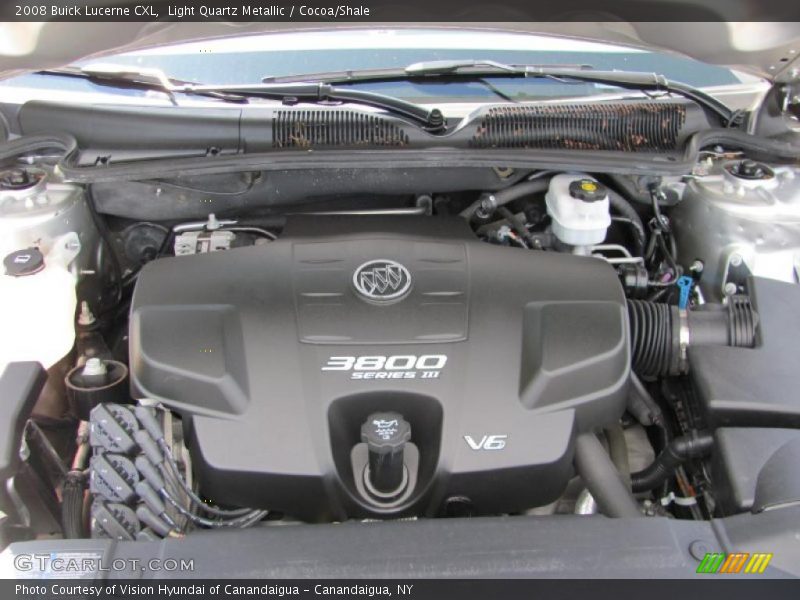 Light Quartz Metallic / Cocoa/Shale 2008 Buick Lucerne CXL