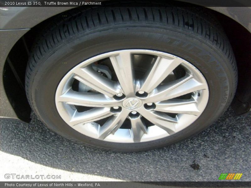 Truffle Brown Mica / Parchment 2010 Lexus ES 350