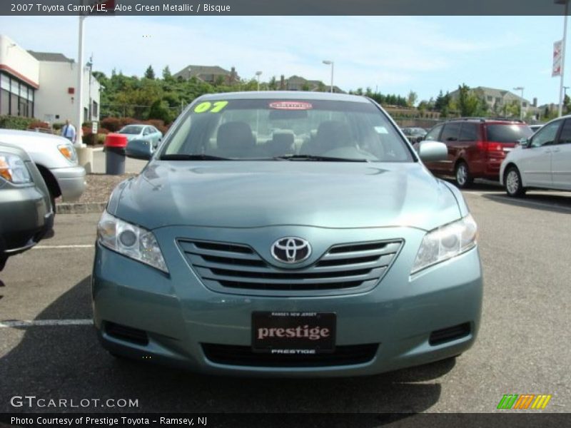 Aloe Green Metallic / Bisque 2007 Toyota Camry LE
