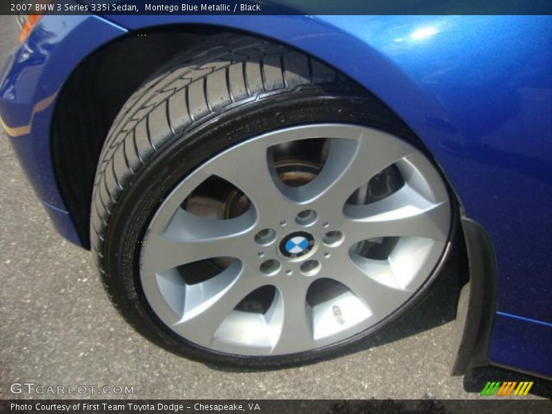 Montego Blue Metallic / Black 2007 BMW 3 Series 335i Sedan