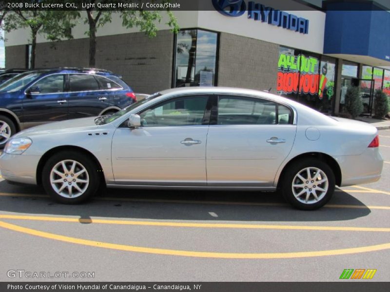 Light Quartz Metallic / Cocoa/Shale 2008 Buick Lucerne CXL