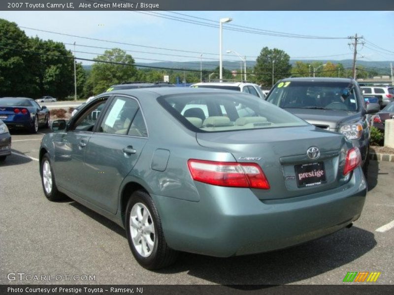 Aloe Green Metallic / Bisque 2007 Toyota Camry LE