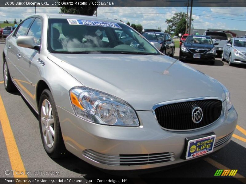 Light Quartz Metallic / Cocoa/Shale 2008 Buick Lucerne CXL