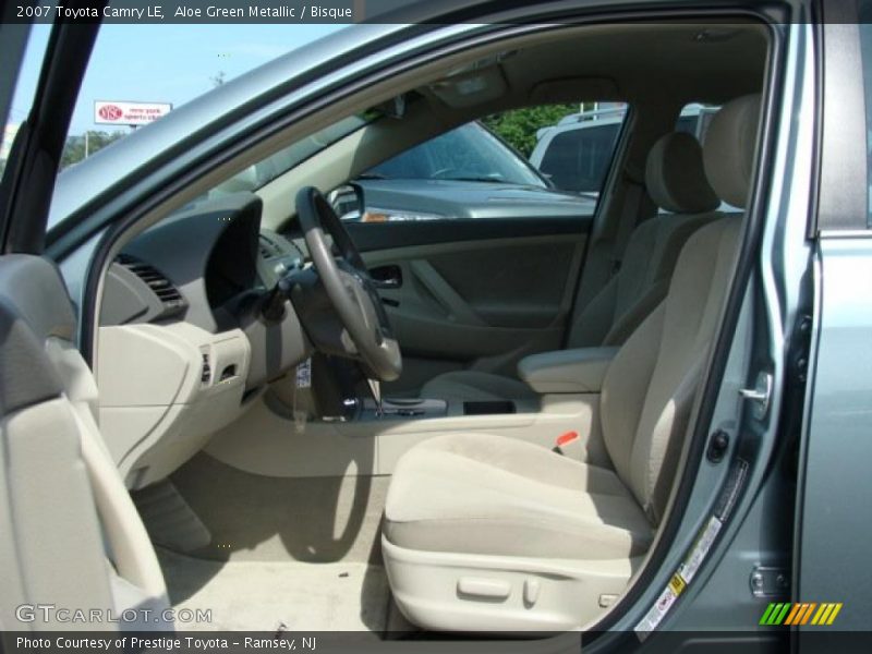 Aloe Green Metallic / Bisque 2007 Toyota Camry LE