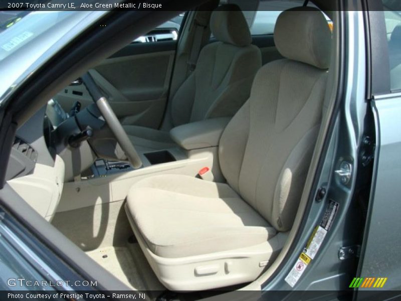 Aloe Green Metallic / Bisque 2007 Toyota Camry LE