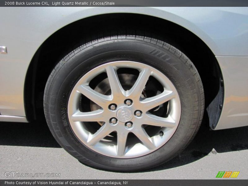 Light Quartz Metallic / Cocoa/Shale 2008 Buick Lucerne CXL