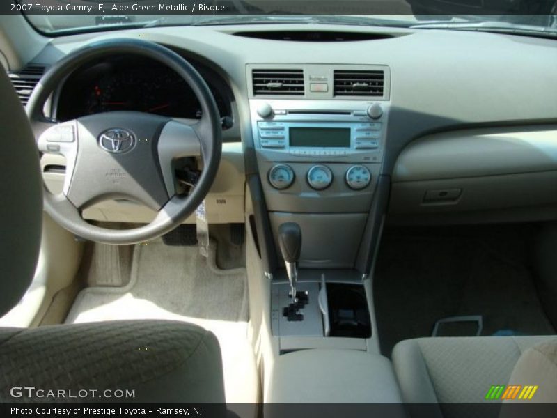 Aloe Green Metallic / Bisque 2007 Toyota Camry LE
