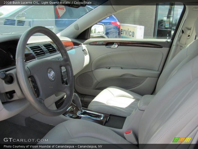 Light Quartz Metallic / Cocoa/Shale 2008 Buick Lucerne CXL