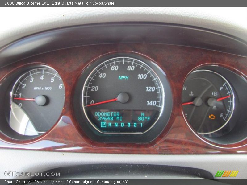 Light Quartz Metallic / Cocoa/Shale 2008 Buick Lucerne CXL