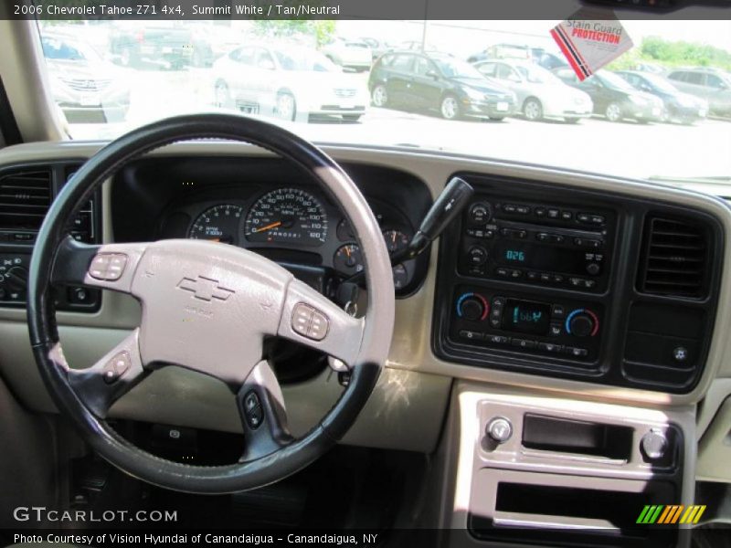 Summit White / Tan/Neutral 2006 Chevrolet Tahoe Z71 4x4