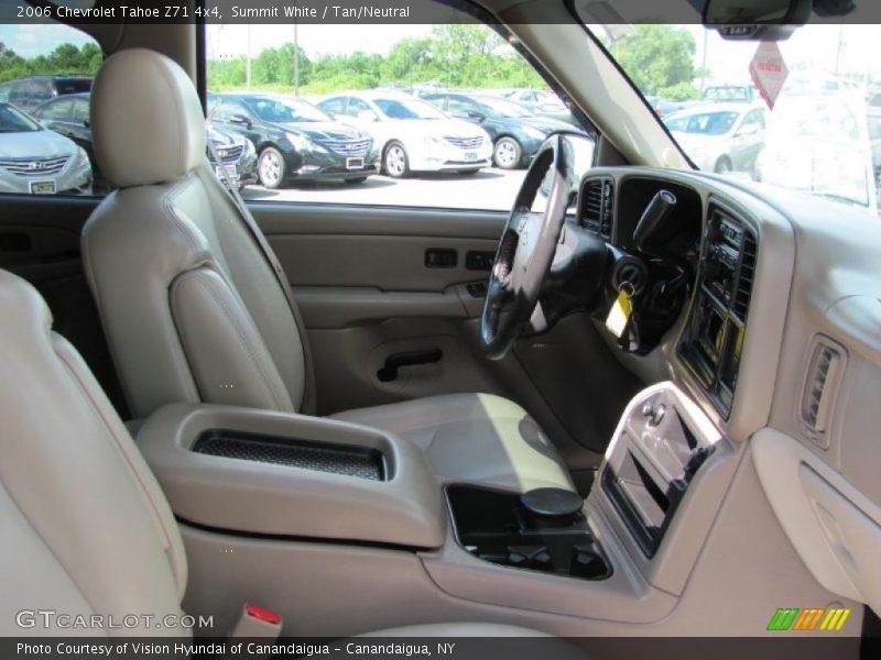 Summit White / Tan/Neutral 2006 Chevrolet Tahoe Z71 4x4